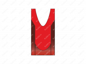 Уплотнение штока 10x19.5x2.3 аналог K67-010 KASTAS, Ki 10 N 891/10 193619 KI-ring KNORR (NPU-165), Product Code 70-08-967024, Polyurethane, PU54/M92/красный, Image №1